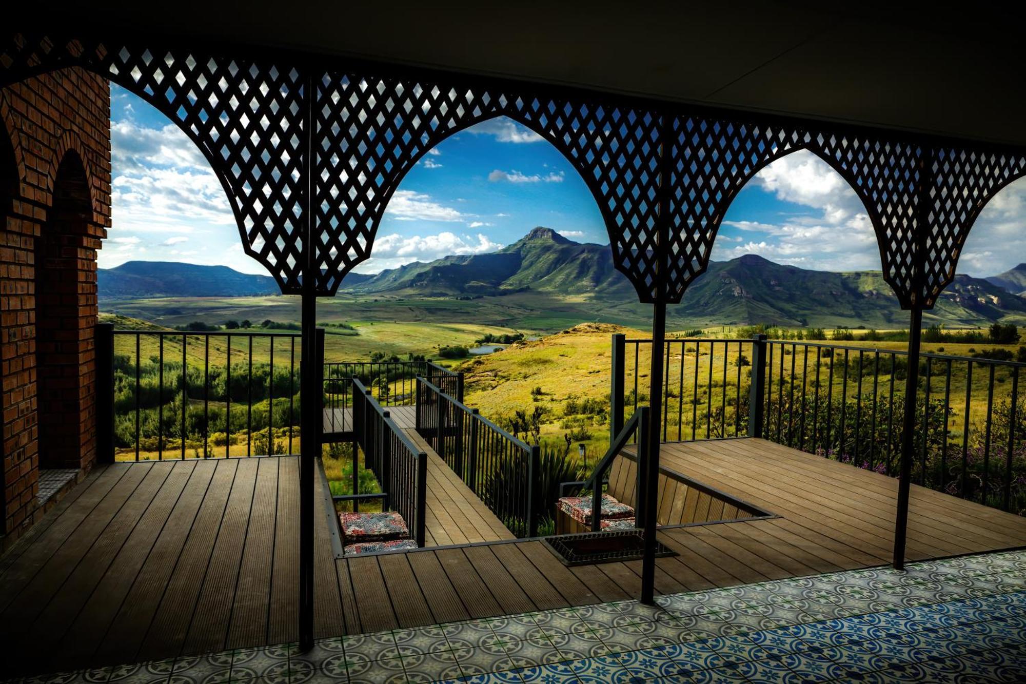 Ferienwohnung Castle In Clarens Exterior foto